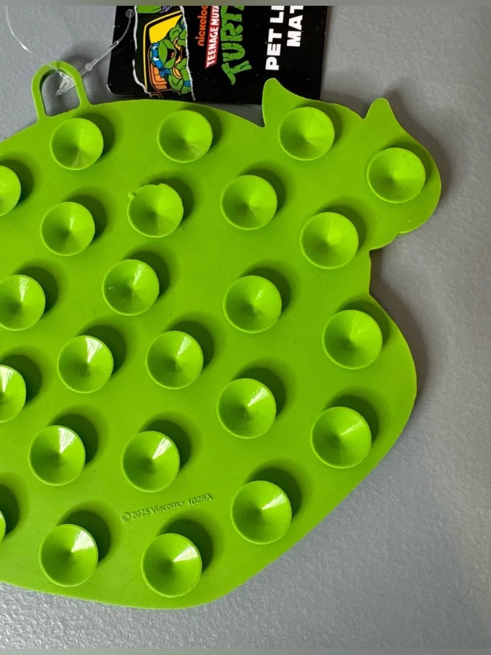 Teenage mutant ninja turtles Green Silicone textured Pet Lick Mat dog cat eat